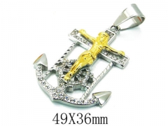 HY Stainless Steel 316L Religion Pendant-HYC13P0180HJL