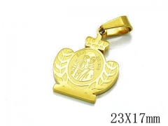 HY Stainless Steel 316L Religion Pendant-HYC12P0435KD