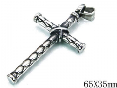HY Stainless Steel 316L Cross Pendant-HYC27P1352H0Z