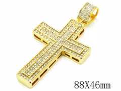 HY Stainless Steel 316L Cross Pendant-HYC13P0769JHF