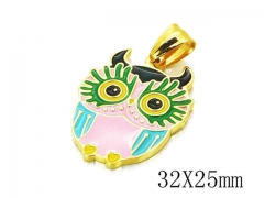 HY Stainless Steel 316L Animal Pendant-HYC61P0108JS