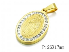 HY Stainless Steel 316L Religion Pendant-HYC12P0374KL