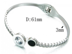 HY Stainless Steel 316L Bangle-HYC80B0251HBB
