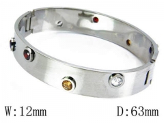 HY Stainless Steel 316L Bangle-HYC80B0024HPZ