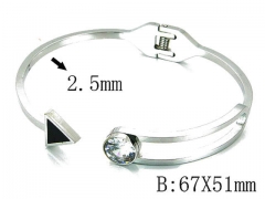 HY Stainless Steel 316L Bangle-HYC80B0416HLX