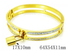 HY Stainless Steel 316L Bangle-HYC80B0540HOW