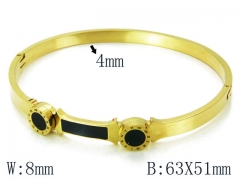 HY Stainless Steel 316L Bangle-HYC80B0537HLR
