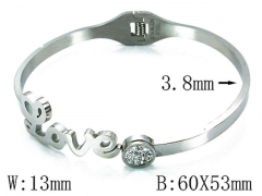 HY Stainless Steel 316L Bangle-HYC80B0391HRR
