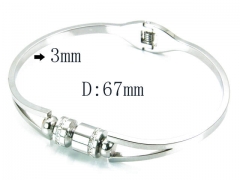 HY Stainless Steel 316L Bangle-HYC80B0572HJG