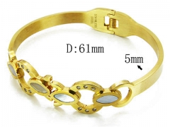 HY Stainless Steel 316L Bangle-HYC80B0285HKS