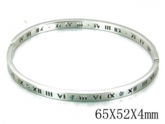 HY Stainless Steel 316L Bangle-HYC80B0410HJC