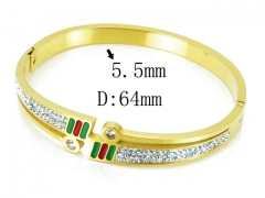 HY Stainless Steel 316L Bangle-HYC80B0824HPQ