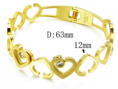 HY Stainless Steel 316L Bangle-HYC80B0292HJW