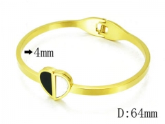 HY Stainless Steel 316L Bangle-HYC59B0496HJS