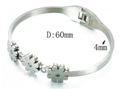 HY Stainless Steel 316L Bangle-HYC80B0273HGG