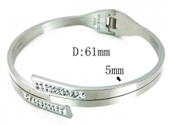 HY Stainless Steel 316L Bangle-HYC80B0298PQ