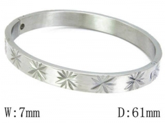 HY Stainless Steel 316L Bangle-HYC80B0092OL