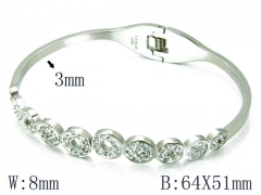 HY Stainless Steel 316L Bangle-HYC80B0534HJW
