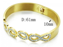 HY Stainless Steel 316L Bangle-HYC80B0248HJT
