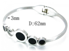 HY Stainless Steel 316L Bangle-HYC80B0320HMR