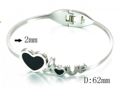 HY Stainless Steel 316L Bangle-HYC80B0452HSS