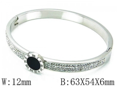 HY Stainless Steel 316L Bangle-HYC80B0403HOR