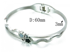 HY Stainless Steel 316L Bangle-HYC80B0281HBB