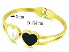 HY Stainless Steel 316L Bangle-HYC59B0682HKE