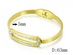 HY Stainless Steel 316L Bangle-HYC59B0435HKE