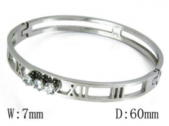 HY Stainless Steel 316L Bangle-HYC80B0015HNZ