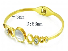 HY Stainless Steel 316L Bangle-HYC80B0559HLW
