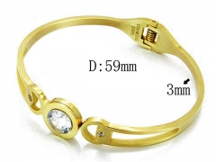 HY Stainless Steel 316L Bangle-HYC80B0246HIF