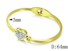 HY Stainless Steel 316L Bangle-HYC59B0497HIR