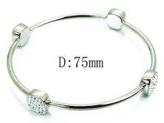 HY Stainless Steel 316L Bangle-HYC27B0008ILQ