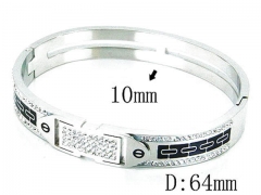 HY Stainless Steel 316L Bangle-HYC80B0783HMR