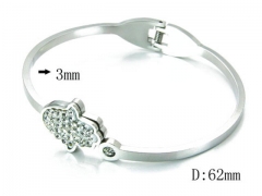 HY Stainless Steel 316L Bangle-HYC59B0411HZL