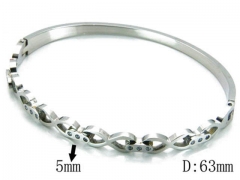 HY Stainless Steel 316L Bangle-HYC80B0232HKR