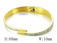 HY Stainless Steel 316L Bangle-HYC80B0440IHF
