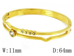 HY Stainless Steel 316L Bangle-HYC80B0124IHZ