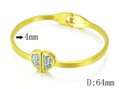 HY Stainless Steel 316L Bangle-HYC59B0494HJD