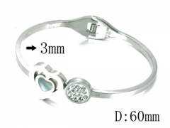 HY Stainless Steel 316L Bangle-HYC80B0474HXX