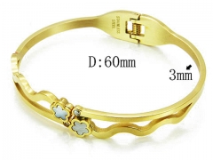 HY Stainless Steel 316L Bangle-HYC80B0279HJS