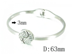 HY Stainless Steel 316L Bangle-HYC59B0526HHL