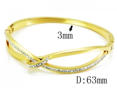 HY Stainless Steel 316L Bangle-HYC80B0719HNV