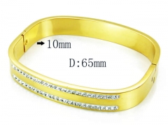 HY Stainless Steel 316L Bangle-HYC80B0556HLG