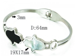 HY Stainless Steel 316L Bangle-HYC59B0692HIL