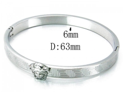 HY Stainless Steel 316L Bangle-HYC80B0323HJG