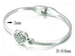 HY Stainless Steel 316L Bangle-HYC59B0421HZL