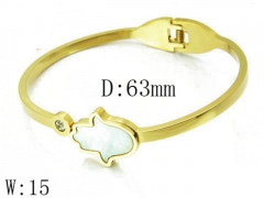 HY Stainless Steel 316L Bangle-HYC59B0398HIW