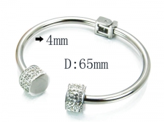 HY Stainless Steel 316L Bangle-HYC80B0548HJT